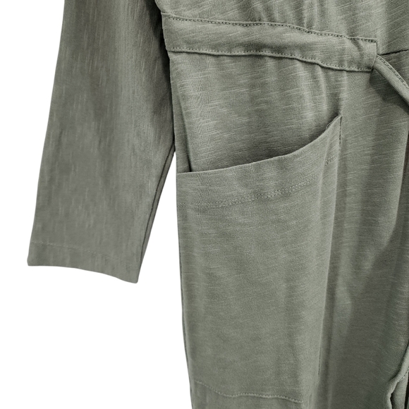 Asos Design Women's 100% Cotton Button Front Jumpsuit - 4 - Picture 4 of 7